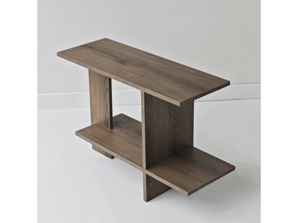 Beistelltisch aus Holz „Essenziale“ – 80 x 30 x 55 cm – Braun