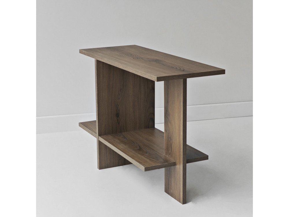 Beistelltisch aus Holz „Essenziale“ – 80 x 30 x 55 cm – Braun