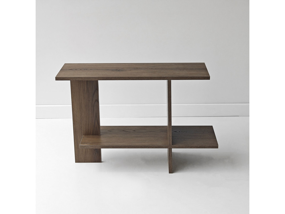 Beistelltisch aus Holz „Essenziale“ – 80 x 30 x 55 cm – Braun