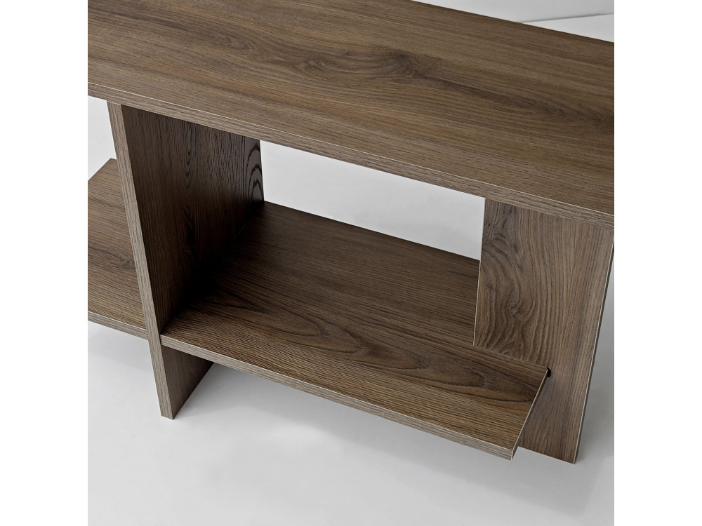 Beistelltisch aus Holz „Essenziale“ – 80 x 30 x 55 cm – Braun