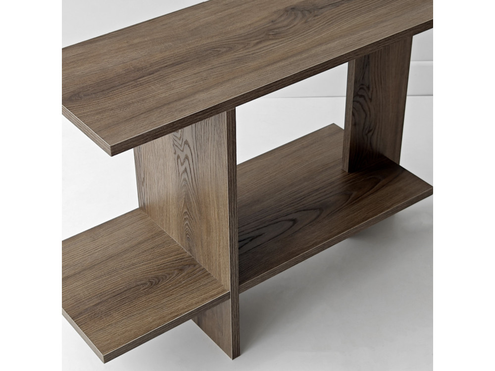 Beistelltisch aus Holz „Essenziale“ – 80 x 30 x 55 cm – Braun