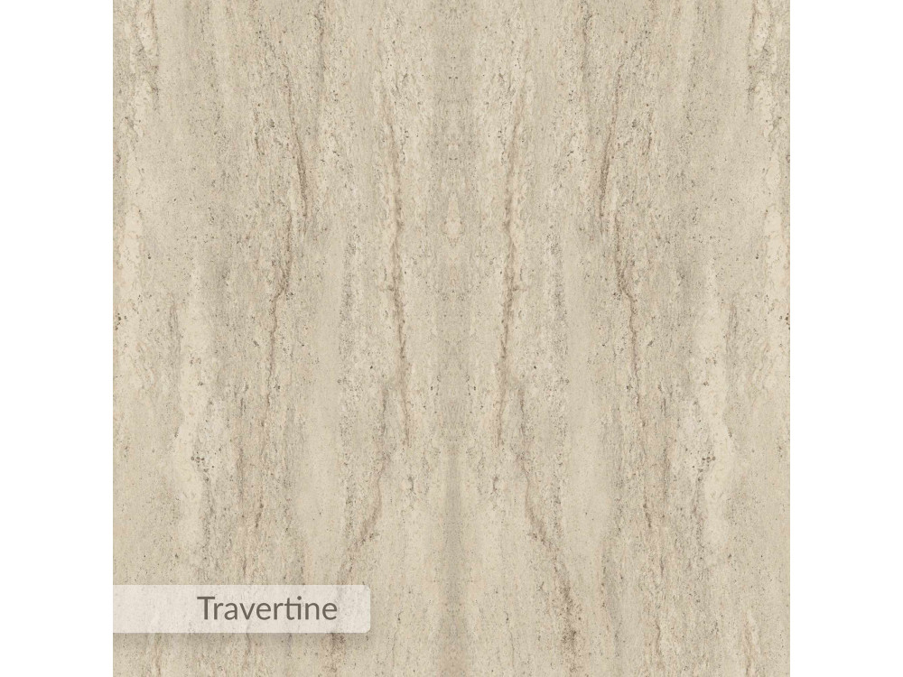 Beistelltisch aus Holz „HOMIA“ – 56 x 25 x 56 cm – Travertin