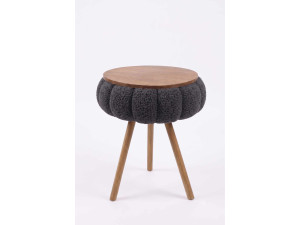 Beistelltisch aus Holz „Papatya Zgn“ – 33 x 45 cm – Anthrazit