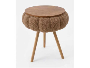 Beistelltisch aus Holz „Papatya Zgn“ – 33 x 45 cm – Braun