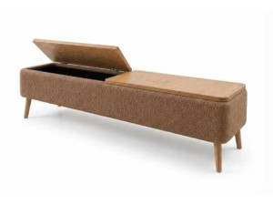 TV-Schrank aus Holz „Sarven“ – 120 x 30 x 45 cm – Braun