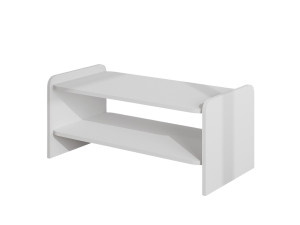 Holz-Couchtisch „Amon“ – 90 x 45 x 40 cm – Weiß