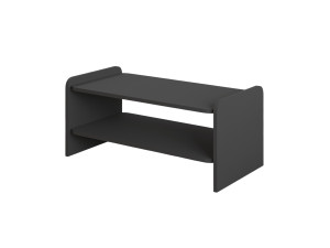 Holz-Couchtisch „Amon“ – 89,8 x 39,8 x 44,8 cm – Anthrazit