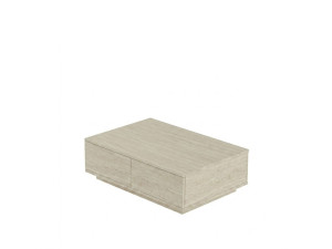Holz-Couchtisch „Ave14“ – 90 x 60 x 28 cm – Travertin