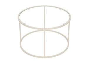 Holz-Couchtisch „Beige-Trs-80-Nrd-Srk“ – 80 x 80 x 43 cm – Beige