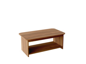 Holz-Couchtisch „Chb1“ – 100 x 41,8 x 50 cm – Nussbaum