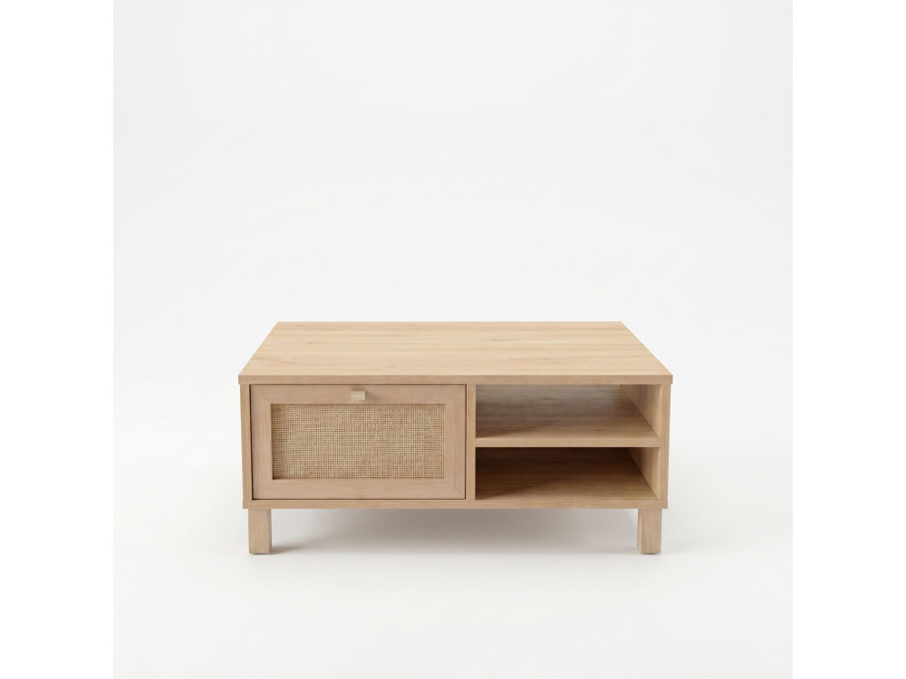 Holz-Couchtisch „Dune“ – 90 x 60 x 39 cm – Eiche