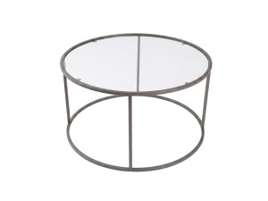 Holz-Couchtisch „Grey-Trs-80-Nrd-Srk“ – 80 x 80 x 43 cm – Grau