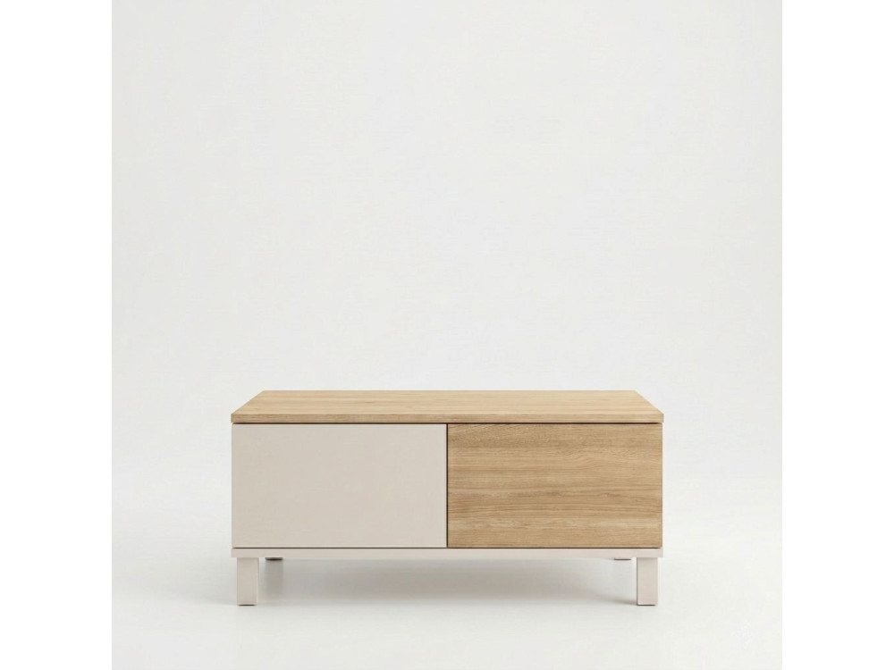 Holz-Couchtisch „Mood“ – 90 x 60 x 40 cm – Sandfarben