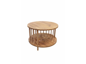 Holz-Couchtisch „Peka-0108“ – 60 x 43 cm – Kiefer