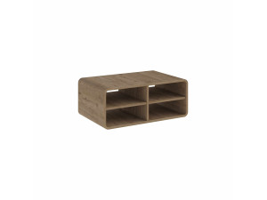 Holz-Couchtisch „ROVEL“ – 80 x 50 x 32 cm – Naturfarben