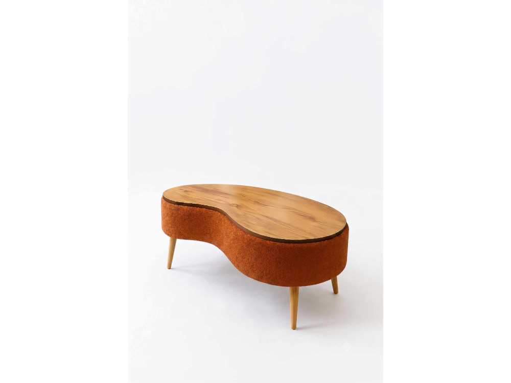 Holz-Couchtisch „Vera“ – 98 x 50 x 45 cm – Braun
