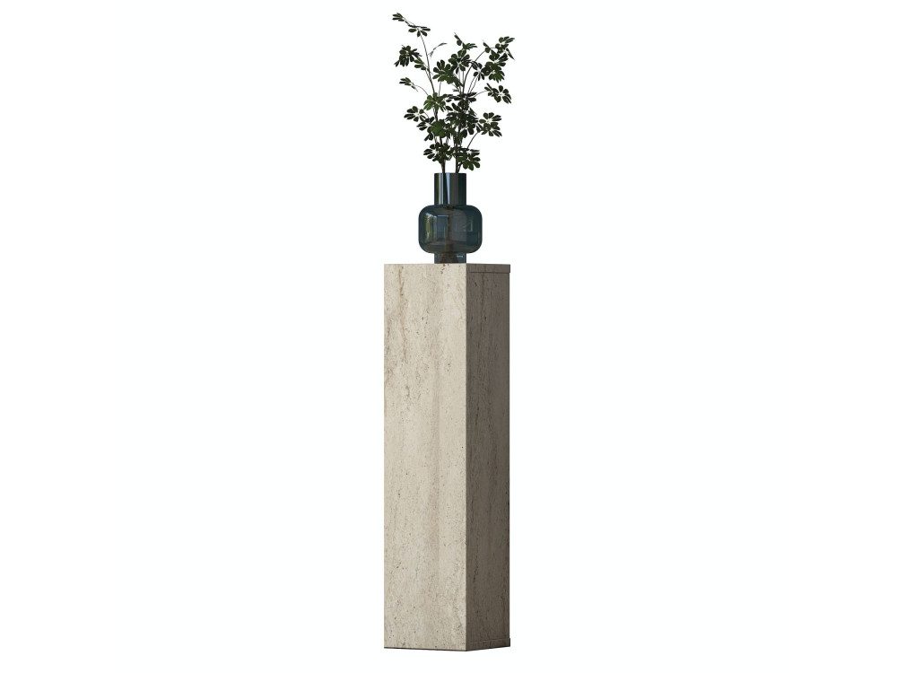 Beistelltisch aus Holz „AD107“ – 20 x 18 x 80 cm – Travertin