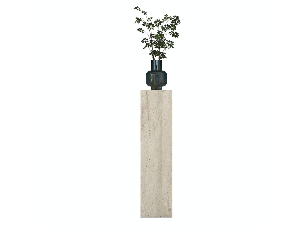 Beistelltisch aus Holz „AD107“ – 20 x 18 x 80 cm – Travertin