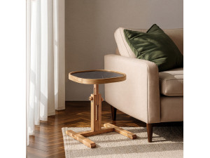 Beistelltisch aus Holz „Opus Kare 42“ – 42 x 42 x 57 cm – Eiche