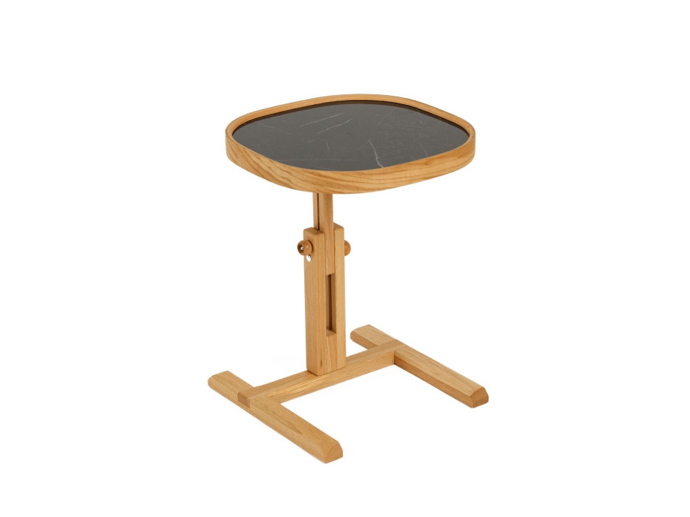 Beistelltisch aus Holz „Opus Kare 42“ – 42 x 42 x 57 cm – Eiche