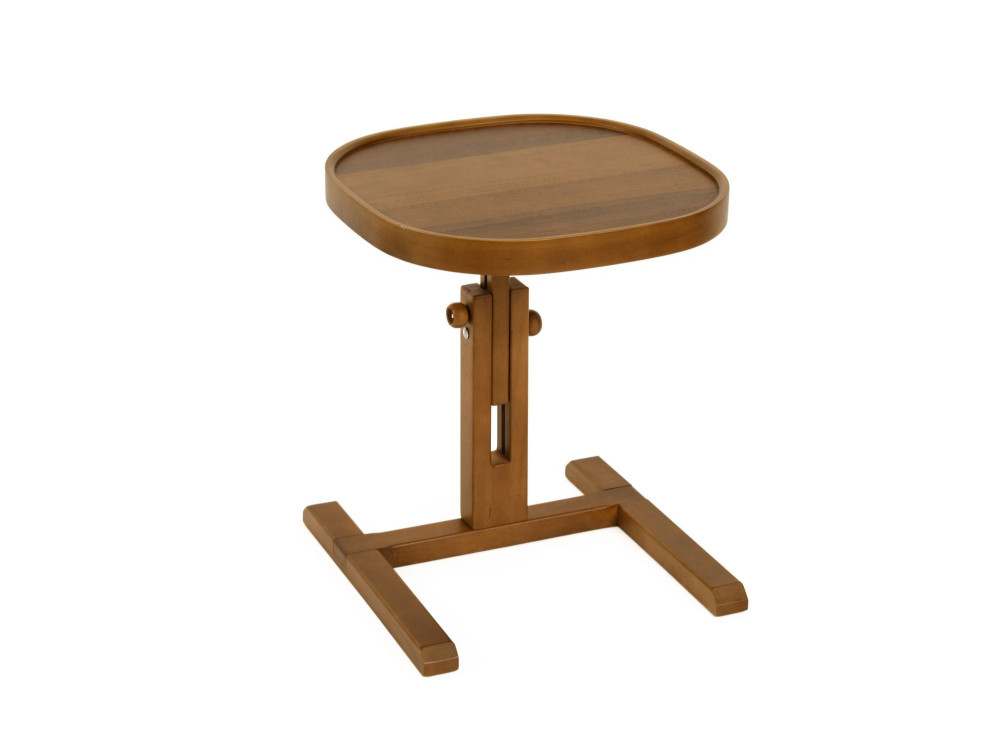 Beistelltisch aus Holz „Opus Kare 42“ – 42 x 42 x 57 cm – Nussbaum