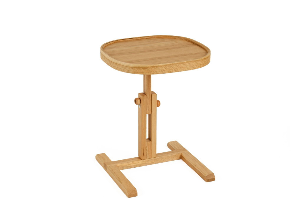 Beistelltisch aus Holz „Opus Kare 42“ – 42 x 42 x 57 cm – Eiche