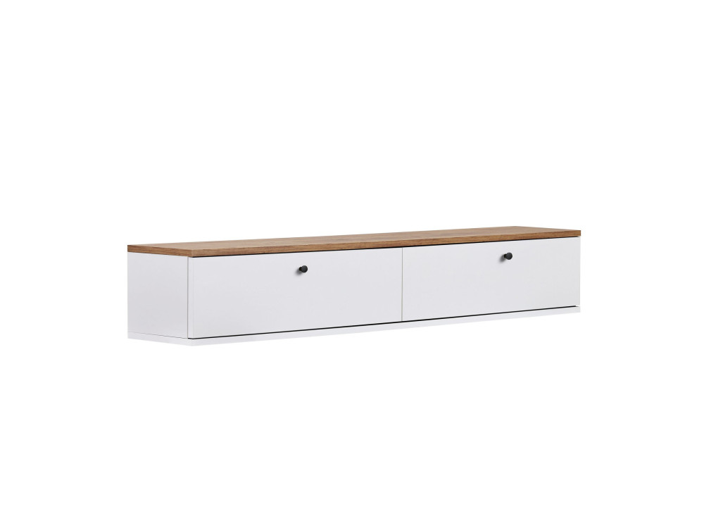TV-Möbel aus Holz „Ligne 160“ – 160 x 25 x 25 cm – Weiß