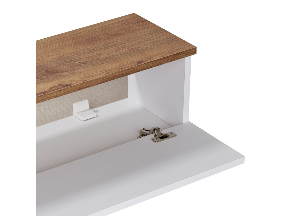 TV-Möbel aus Holz „Ligne 160“ – 160 x 25 x 25 cm – Weiß