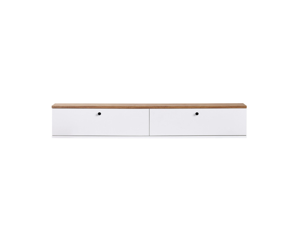 TV-Möbel aus Holz „Ligne 160“ – 160 x 25 x 25 cm – Weiß