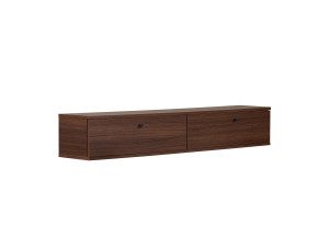 TV-Schrank aus Holz „Ligne 160“ – 160 x 25 x 25 cm – Nussbaum