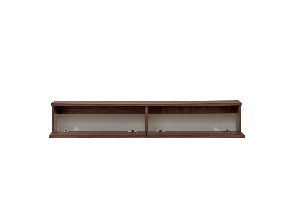 TV-Schrank aus Holz „Ligne 160“ – 160 x 25 x 25 cm – Nussbaum