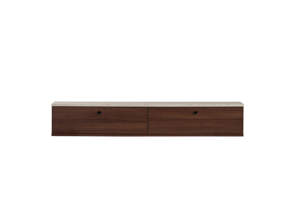 TV-Schrank aus Holz „Ligne 160“ – 160 x 25 x 25 cm – Braun