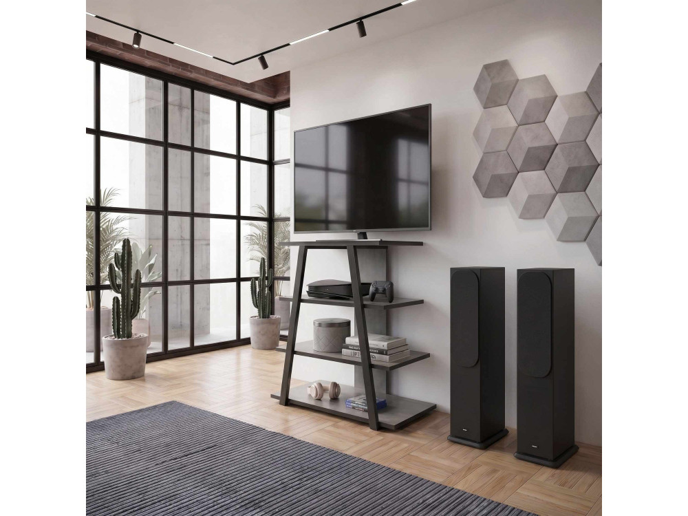 TV-Möbel aus Holz „LYNO“ – 70 x 41 x 80 cm – Grau