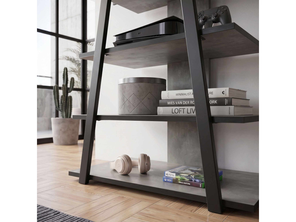 TV-Möbel aus Holz „LYNO“ – 70 x 41 x 80 cm – Grau