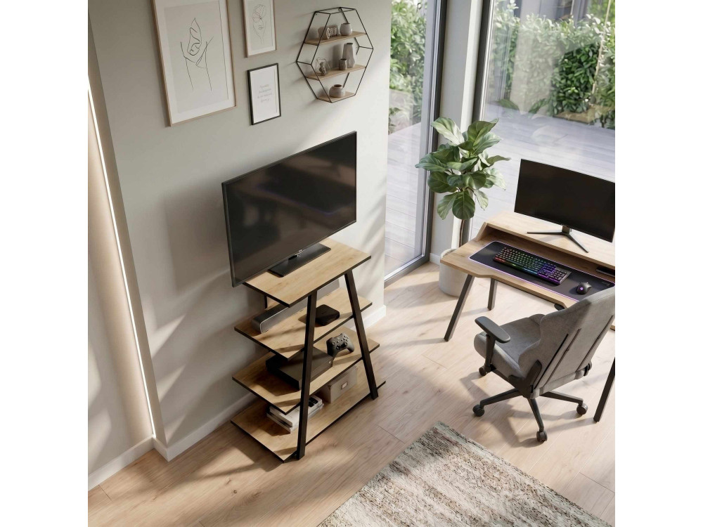 TV-Möbel aus Holz „LYNO“ – 70 x 41 x 80 cm – Beige