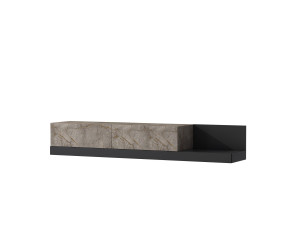 TV-Schrank aus Holz „Major“ – 180 x 37 x 30 cm – Anthrazit