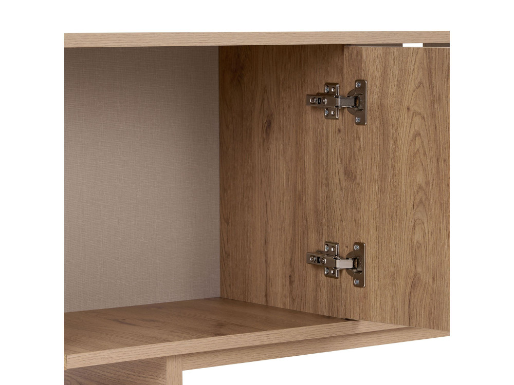 TV-Schrank aus Holz „Mirel“ – 180 x 34 x 52 cm – Eiche