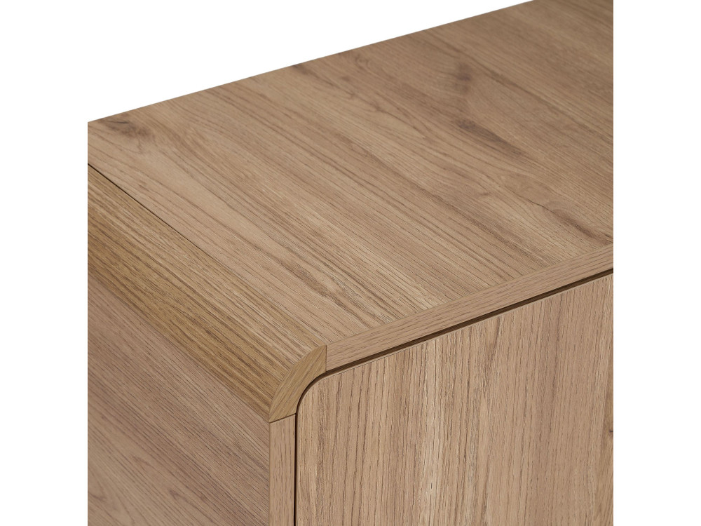 TV-Schrank aus Holz „Mirel“ – 180 x 34 x 52 cm – Eiche