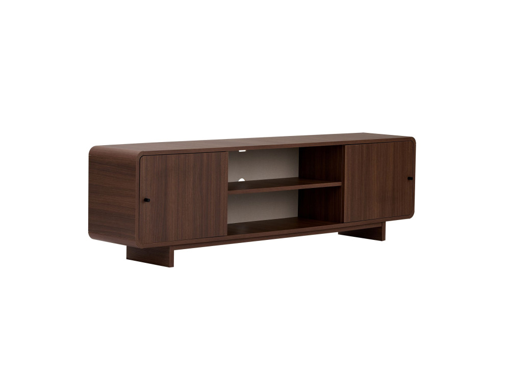 TV-Schrank aus Holz „Mirel“ – 180 x 34 x 52 cm – Braun