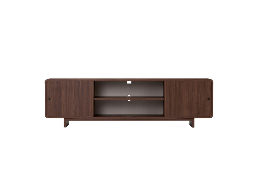 TV-Schrank aus Holz „Mirel“ – 180 x 34 x 52 cm – Braun