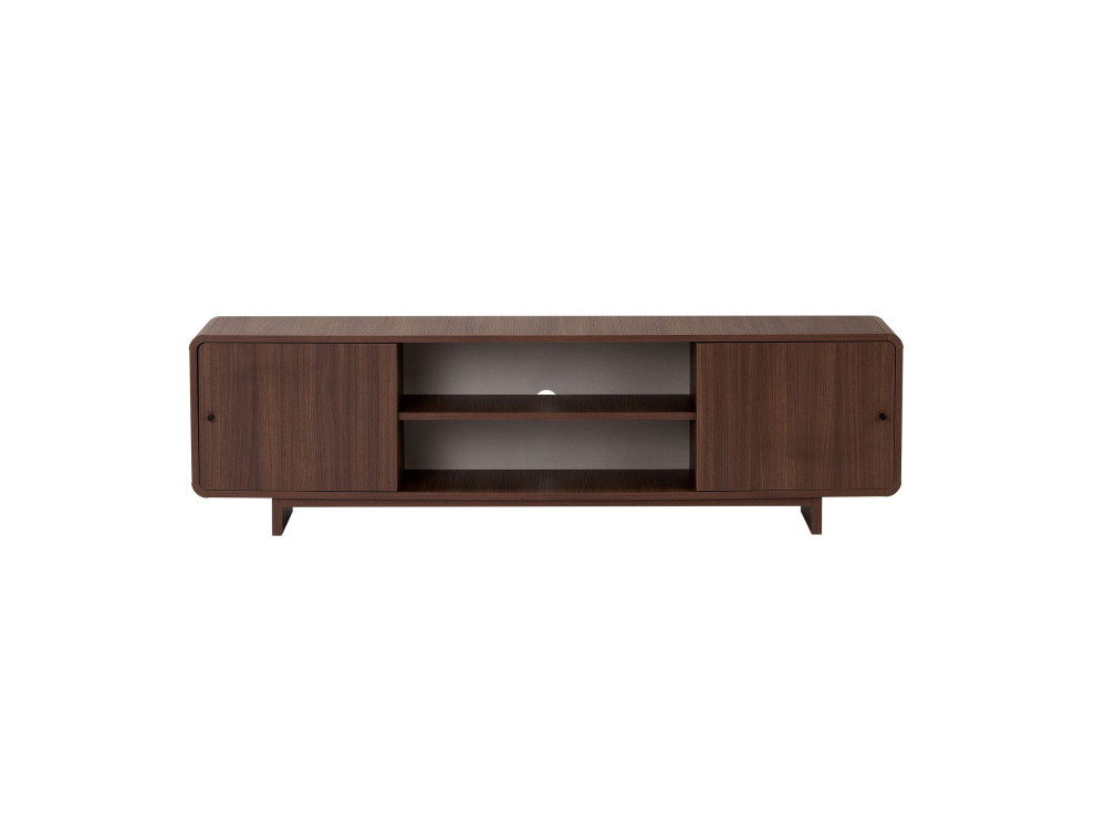 TV-Schrank aus Holz „Mirel“ – 180 x 34 x 52 cm – Braun