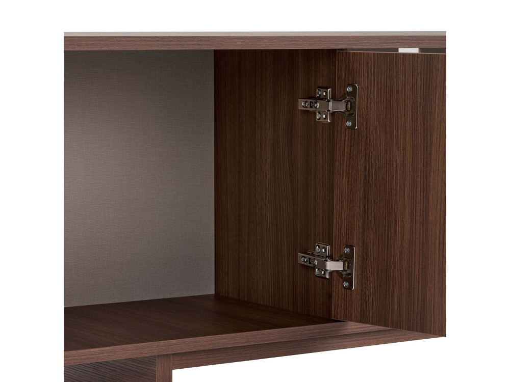 TV-Schrank aus Holz „Mirel“ – 180 x 34 x 52 cm – Braun