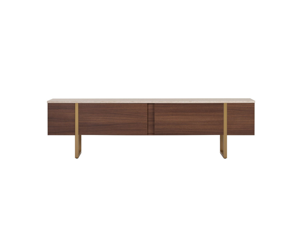 TV-Schrank aus Holz „Onera“ – 180 x 30 x 50 cm – Travertin