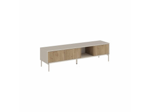 TV-Schrank aus Holz „VENTRO“ – 150 x 36 x 40 cm – Beige