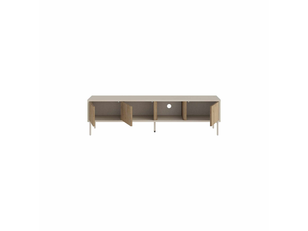 TV-Schrank aus Holz „VENTRO“ – 150 x 36 x 40 cm – Beige