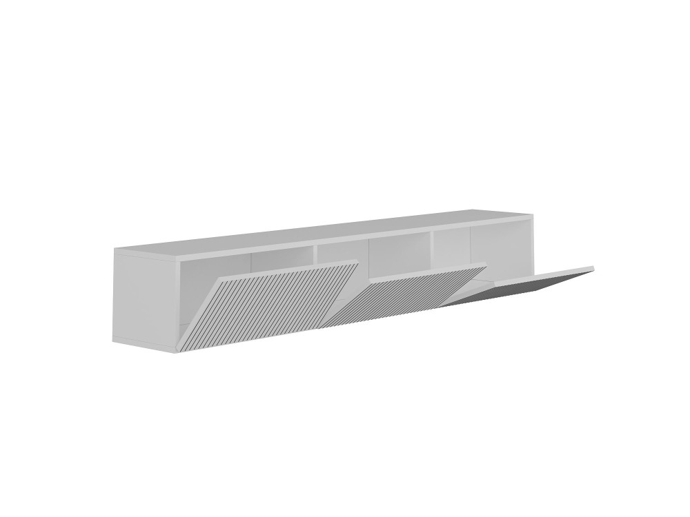 TV-Schrank aus Holz „Ada“ – 180 x 31 x 29 cm – Weiß