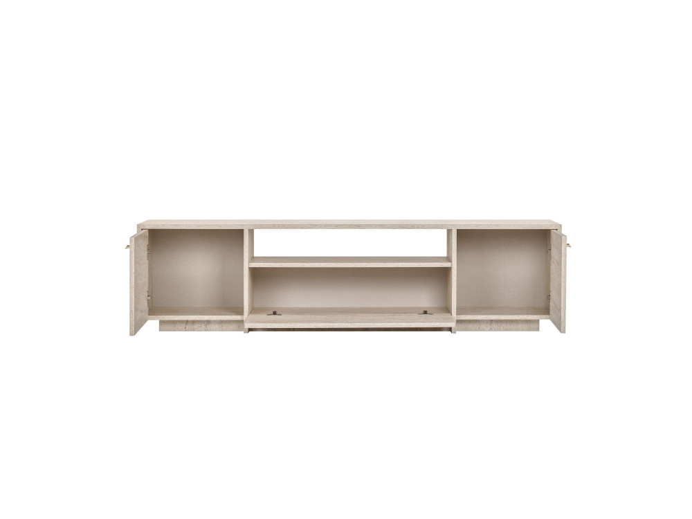 TV-Schrank aus Holz „Alvar“ – 180 x 35 x 46 cm – Beige