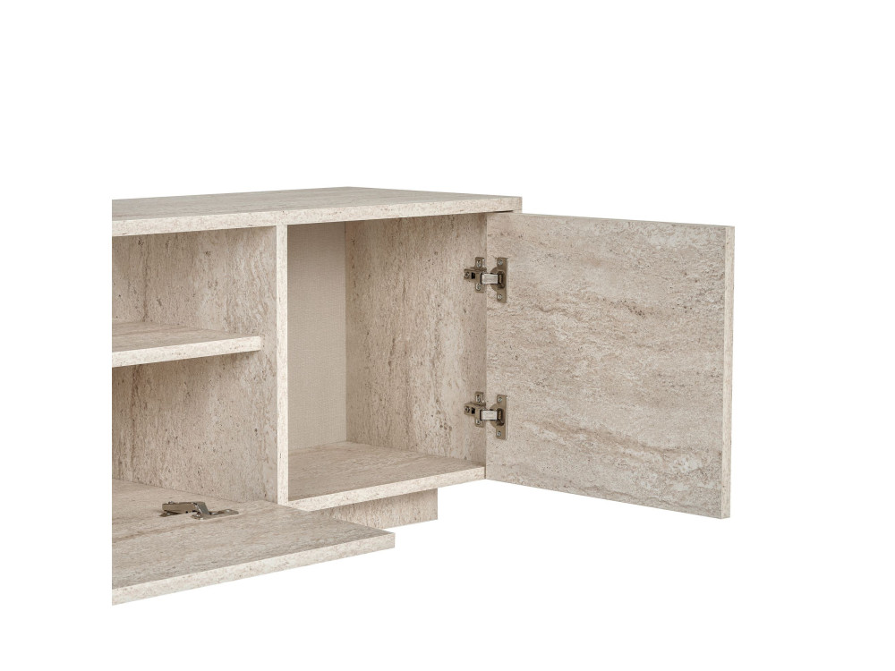 TV-Schrank aus Holz „Alvar“ – 180 x 35 x 46 cm – Beige