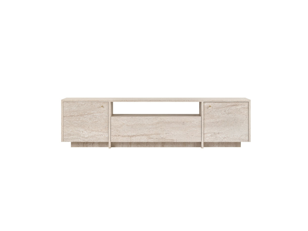 TV-Schrank aus Holz „Alvar“ – 180 x 35 x 46 cm – Beige