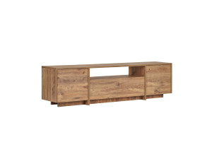 TV-Schrank aus Holz „Alvar“ – 180 x 35 x 46 cm – Atlantische Kiefer